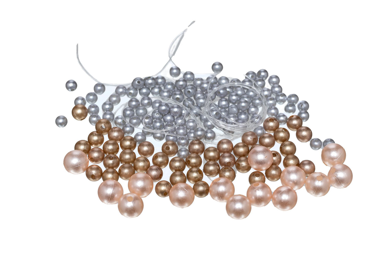 Koraliki 3 kolory KZ2 Brewis perłowe